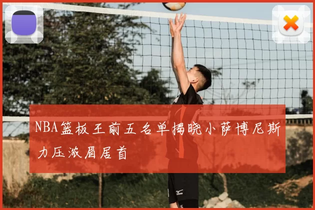 NBA篮板王前五名单揭晓小萨博尼斯力压浓眉居首